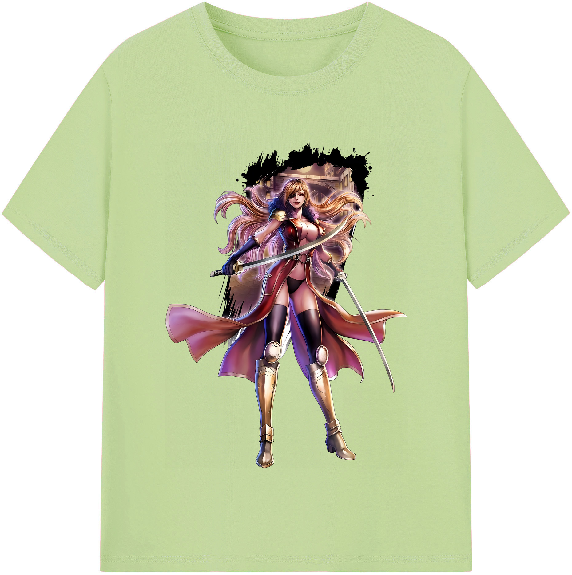 （画像用） 北斗の拳 Fist of the North Star 綿100％半袖Tシャツ（フロントプリント）